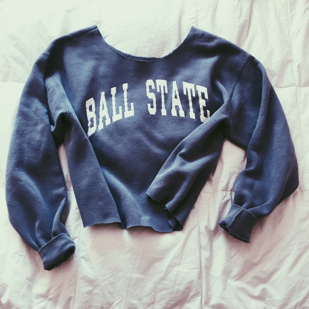 vintage lee slightly cropped sweatshirt
